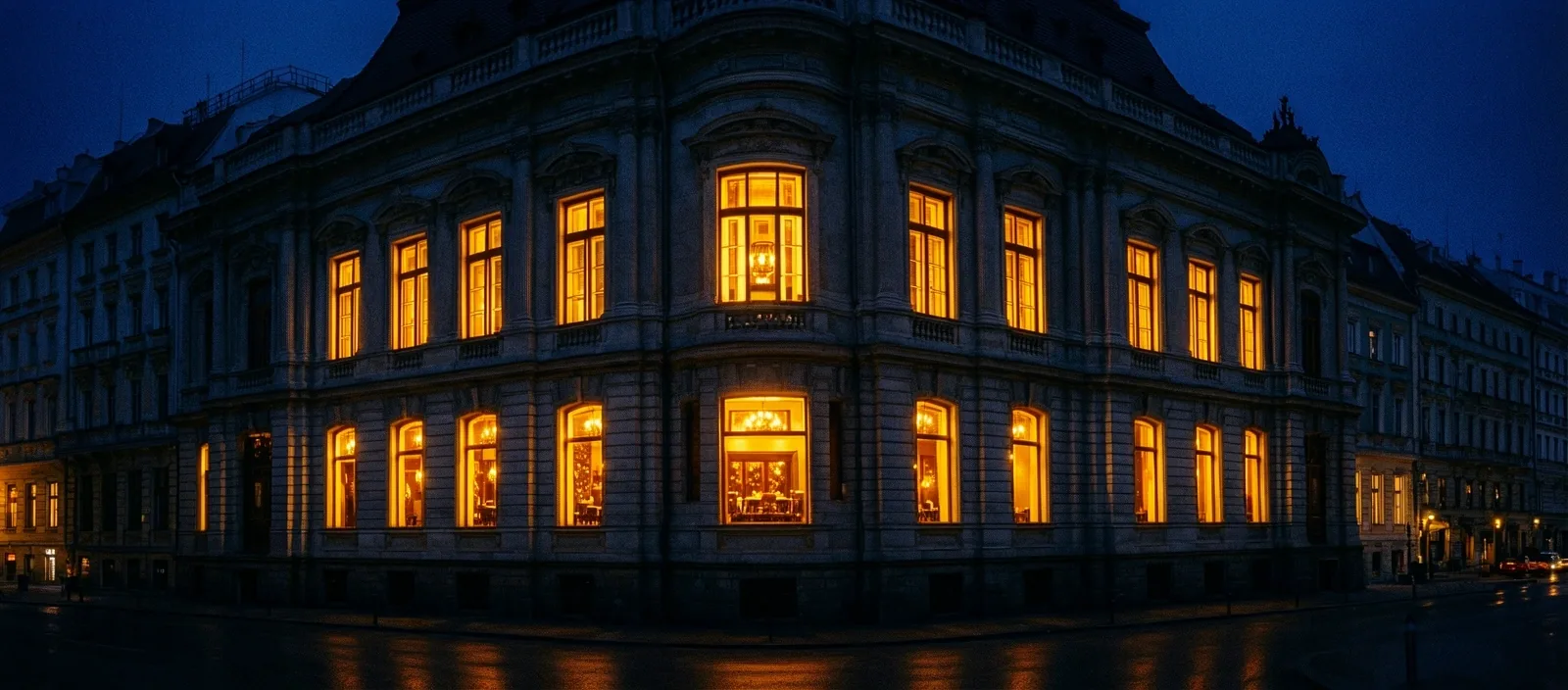 Corvantast Budapest éjszakai látképe